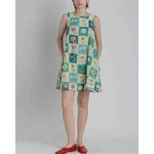 NEW AUREUM morgan mini dress in green